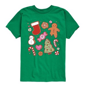 Boys' - Instant Message - Kawaii Christmas Treats Short Sleeve Graphic T-Shirt - 1 of 4