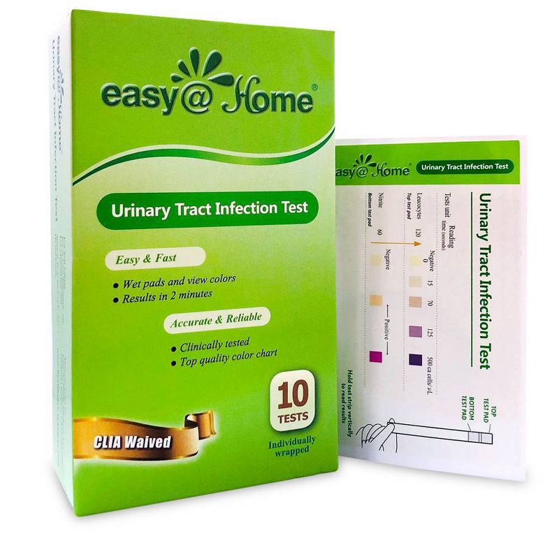 easy@Home Urinary Tract Infection (UTI) Test Strips - 10ct, 3 of 5