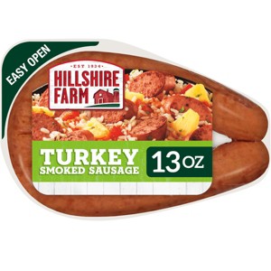 Hillshire Farm Turkey Smoked Sausage Rope - 13oz - 1 of 3