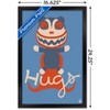Trends International Disney Tim Burton's The Nightmare Before Christmas - Hugs Framed Wall Poster Prints - 3 of 4
