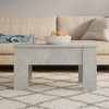 vidaXL Coffee Table Concrete Gray 31.1"x19.3"x16.1" Engineered Wood - 2 of 4