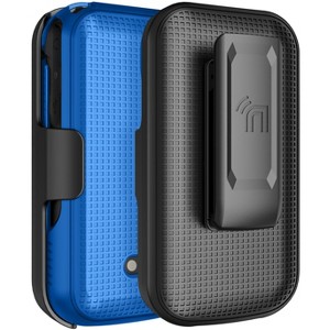 Nakedcellphone Combo for Sonim XP3plus 5G Flip Phone (2025, X320) - Hard Case and Belt Clip Holster - 1 of 1