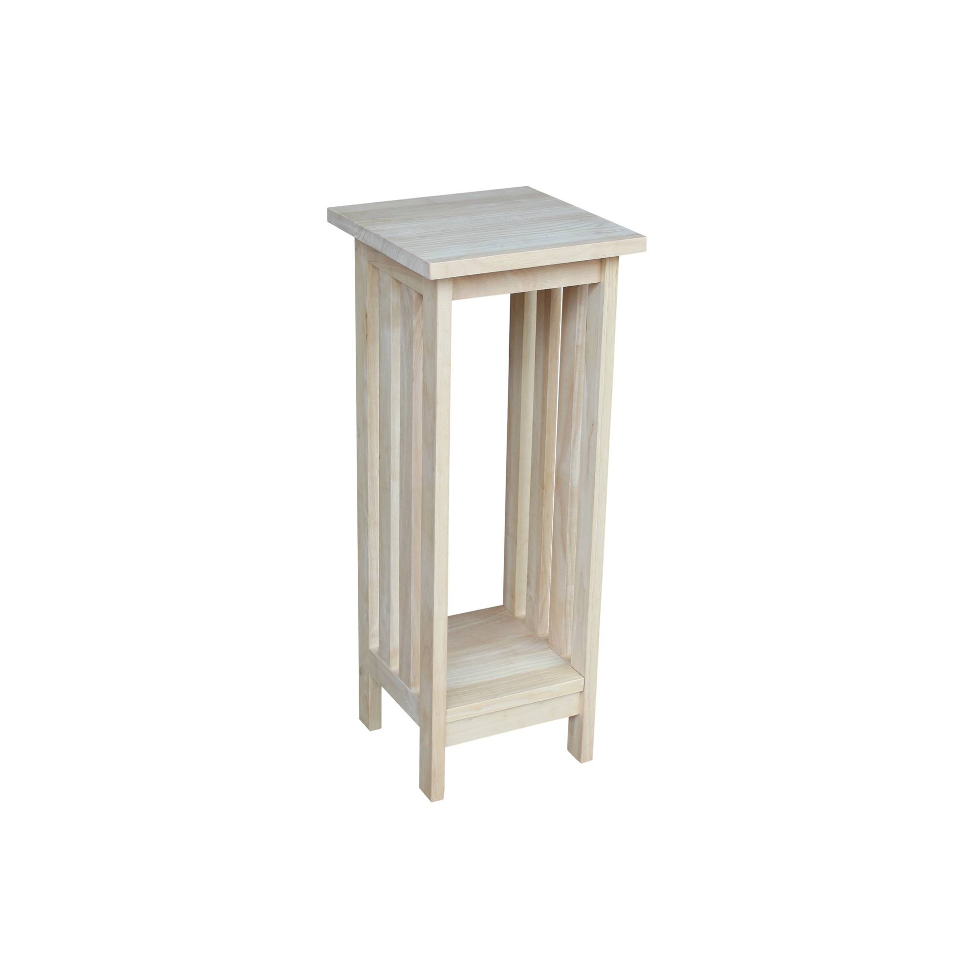 'Mission Plant Stand Unfinished 30'' - International Concepts, Brown'