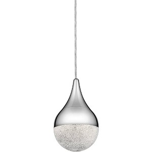 Elan Kiss 4 3/4" Wide Chrome LED Mini Pendant - 1 of 2