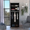 NicBex Armoire Wardrobe Closet Storage Cabinet with Doors & Drawer for Bedroom, Black - 4 of 4