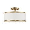 Livex Lighting Park Ridge 2 - Light Semi-Flush Mount in  Antique Brass - 2 of 4