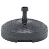 vidaXL Umbrella Base Anthracite Plastic Medium Durable Umbrella Base - 2 of 4