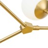 Progress Lighting Haas 6-Light Chandelier, Brushed Bronze, Opal Glass Globes, Design Series - 4 of 4