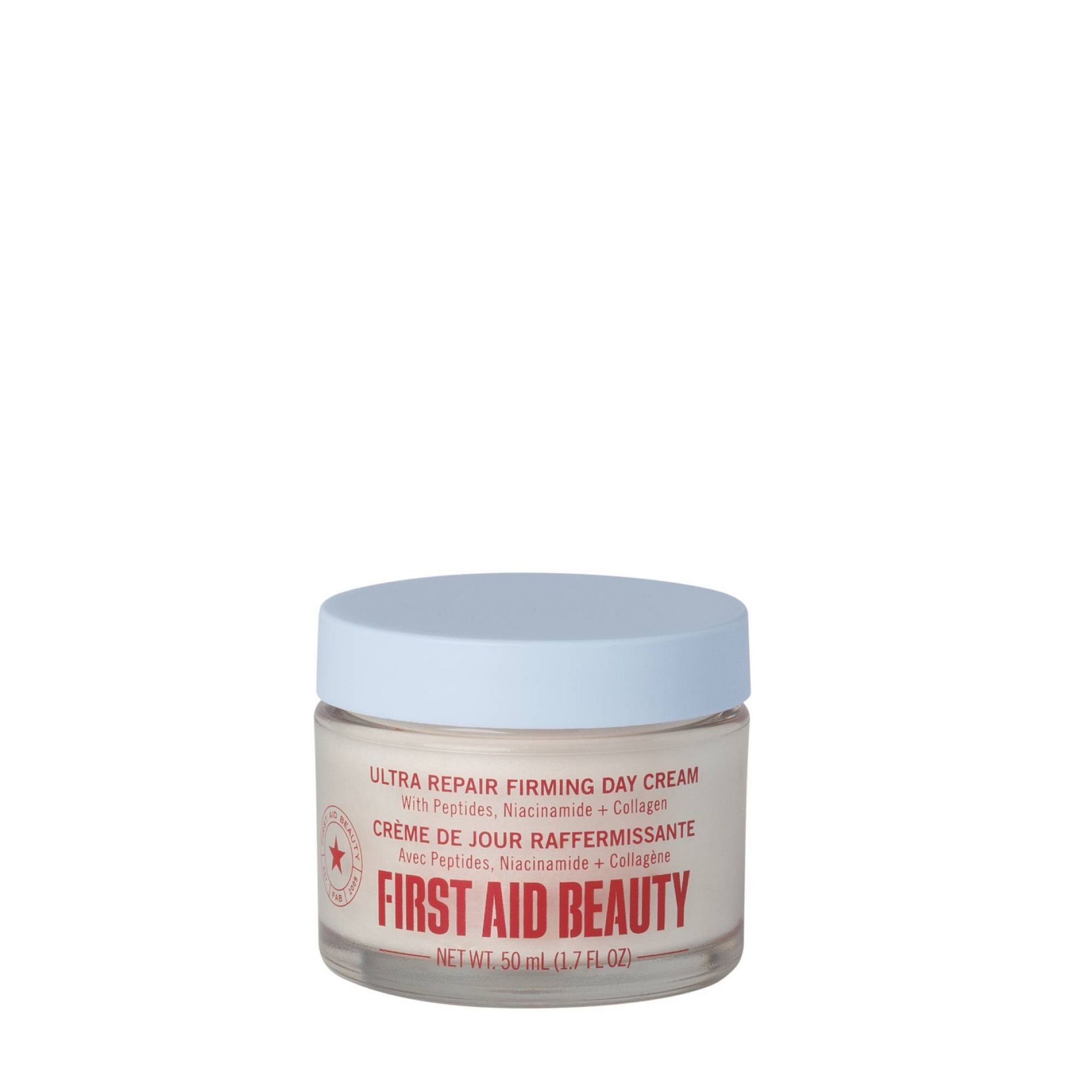 FIRST AID BEAUTY Ultra Repair Firming Day Cream with Peptides, Niacinamide + Collagen - 1.7oz - Beauty Studio