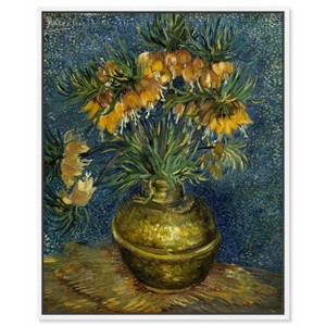 Art Remedy Vincent van Gogh - Imperial Fritillaries Van Gogh Classic Fields and Floral Wall Art Framed - 1 of 4