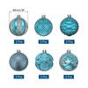 Unique Bargains Plastic Party Wedding Christmas Decorative Hanging Ornament Balls 2.4" 12 Pcs - 2 of 4