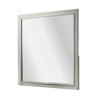 Royal Hampton Dresser Mirror, Subtle Antique White Rubberwood, Square 40 Inch - 3 of 4