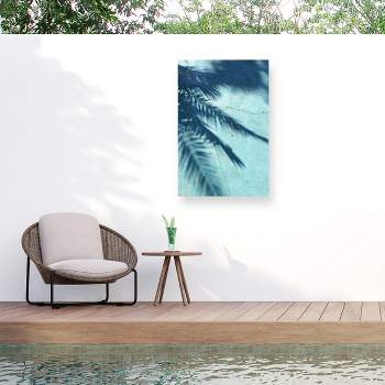 "Turquoise Shadow" Outdoor Canvas