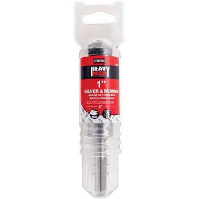 MIBRO 1 in. X 6 in. L High Speed Steel Silver and Deming Drill Bit 3-Flat Shank 1 pc