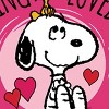 Collections Etc Snoopy Being Loved T-Shirt UNISEX PINK LARGE - 4 of 4