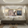 Apmir Super Bright Front & Back LED Lighted Anti-Fog Aluminum Alloy Framed Tempered Glass Bathroom/Vanity Mirror with ETL & 3-Year Warranty - 2 of 4