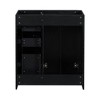 NicBex Bathroom Vanity with Basin/without Basin,Bathroom Sink Vanity with 3 Drawers,30 inch Bathroom Sink Cabinet for Bathroom,Black - 4 of 4