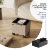StorageBud Storage Ottoman for Bedroom End of Bed, Velvet Storage Bench, Large Storage Ottoman Bench, Entryway Bench with Storage - 3 of 4