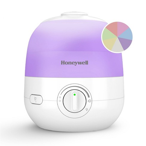 Honeywell Ultra Glow Light Changing Humidifier and Diffuser: Cool Mist, 24-Hour Run, No Filter, 100-300 sq. ft. Coverage - image 1 of 4