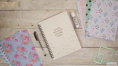 DIY Dreamers Become Doers Journaling Set with Magnetic Bookmarks