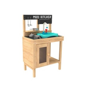 TP Toys Splash & Play Happy Chef Wooden Mud Kitchen - 1 of 3