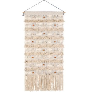 Mark & Day Strabwalchen 48"H x 24"W Coastal Beige Wall Tapestries - 1 of 4