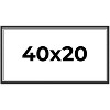PosterPalooza | Panoramic Flat Silver Picture Frame - UV Acrylic, Foam Board Backing, Hanging Hardware - 2 of 4