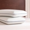 Runesay Gel White Memory Foam Pillow Dual-Sided Washabler Pillowcase, Ventilated Breathable Foam Pillow - 3 of 4