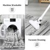 Garvee Area Rug, Non-Shedding,Stain-Resistant Non-Slip Foldable Mat,Grey - 4 of 4