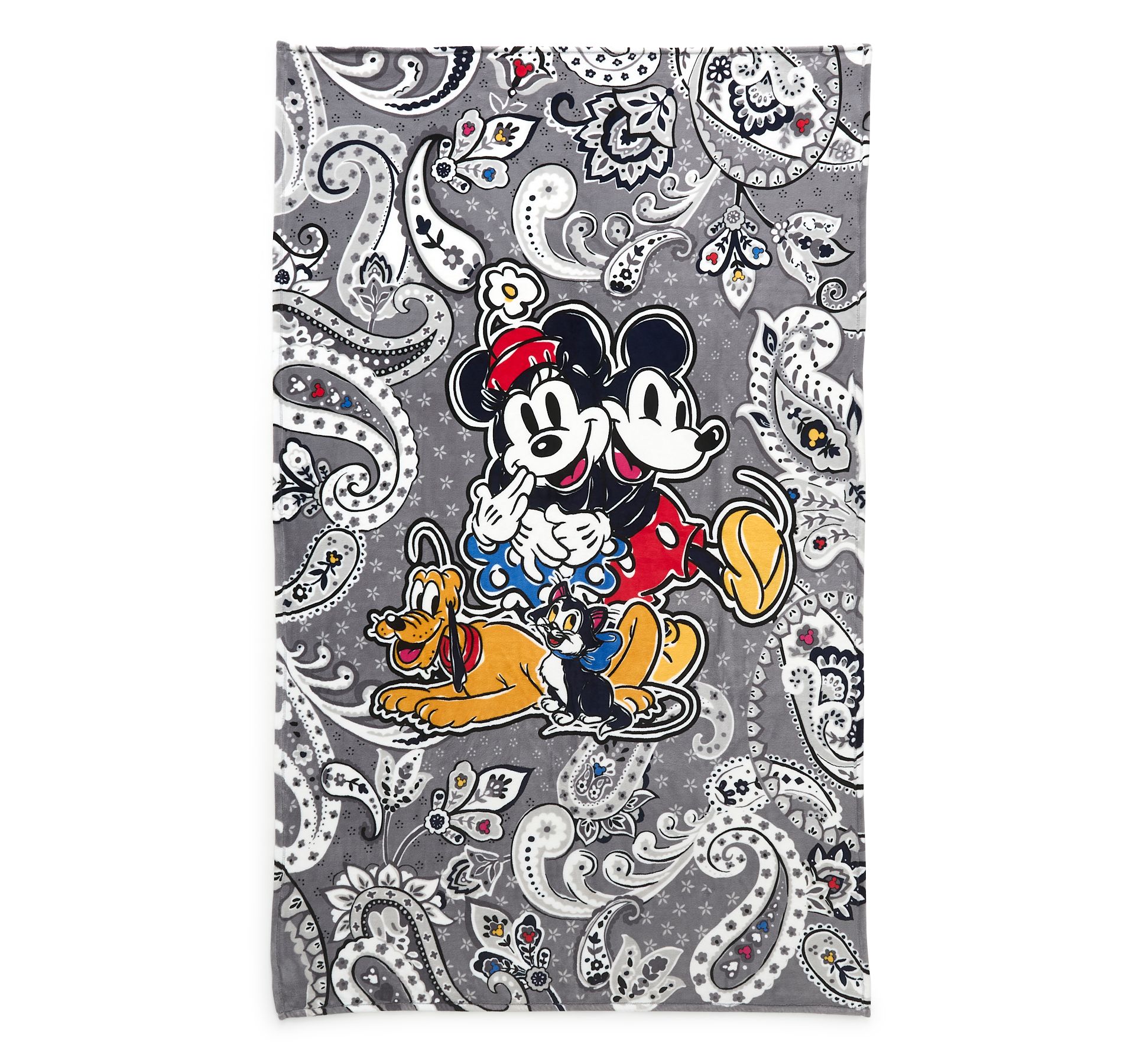 Vera Bradley Women's Outlet Disney Essential Throw Blanket Mickey Mouse Family Fun Multi
