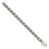 Black Bow Jewelry 9mm Stainless Steel Fancy Number 96 Anchor Chain Bracelet, 8.75 Inch - 2 of 4