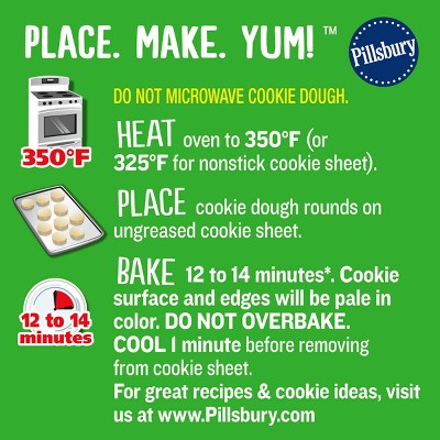 Pillsbury Ready-to-Bake Chick Shape Sugar Cookie Dough - 9.1oz/20ct