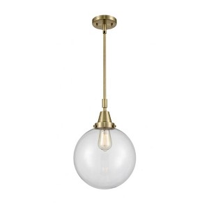 Beacon - 1 Light Stem Hung Mini Pendant In Industrial Style-14.13 Inches Tall and 10 Inches Wide - 1 of 1