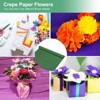Unique Bargains Durable Soft Flexible Colorful Crepe Paper Variety of Colors 2 Pcs - 4 of 4
