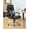 Serta AIR Health & Wellness Big & Tall Executive Chair Brown Leather: Ergonomic, Adjustable, Swivel, Modern Style - 4 of 4