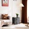 Mr Ironstone Dresser for Bedroom Nightstand Small Dressers Chest of Drawers End Table for Living Room, Closet Dresser with 2 Storage Drawers, Gray - 3 of 4