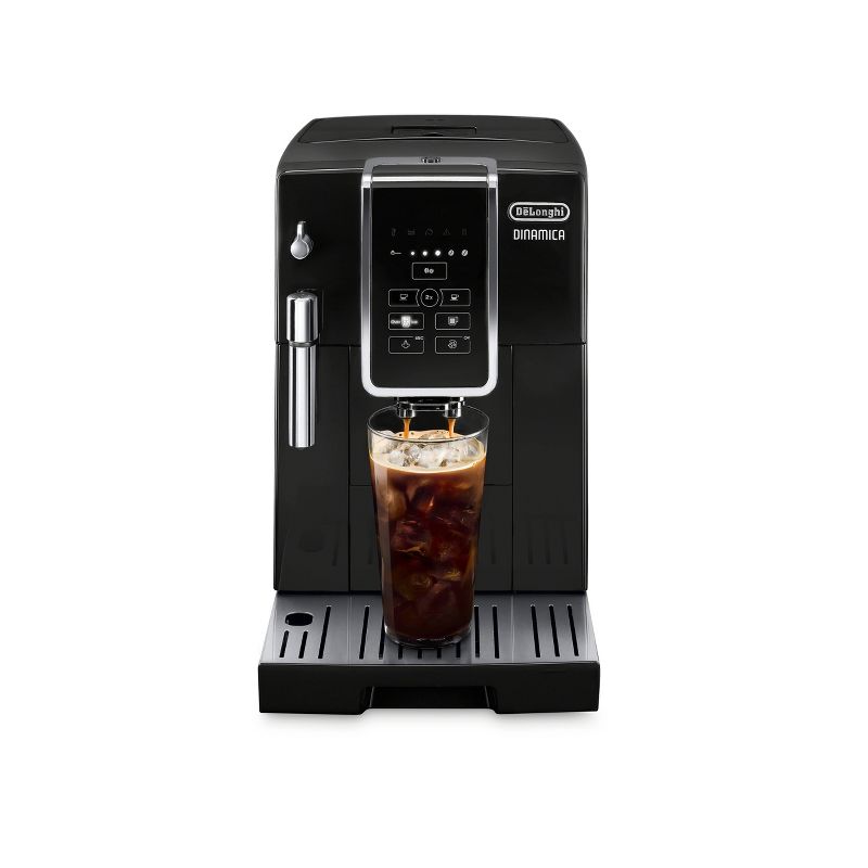 Delonghi Dinamica Fully Automatic Coffee and Espresso Machine - Black, 1 of 8
