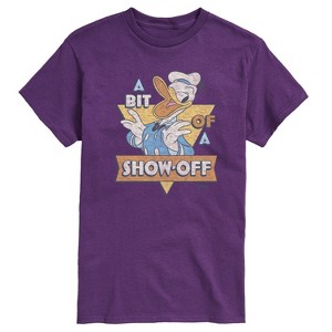 Men's - Disney - Donald Bit Of A Show Off Short Sleeve Graphic T-Shirt - 1 of 3