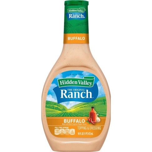Hidden Valley Buffalo Ranch Salad Dressing Topping Gluten Free 16fl Oz Target