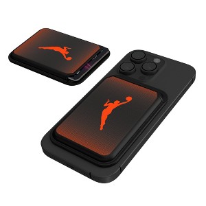 Keyscaper WNBA Linen Black Magnetic Credit Card Wallet - 1 of 3