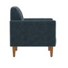 Sapphtopaz 1pc Accent Chair Upholstered Lounge Chair with Wood Legs, Living Room Chair Comfy Chair - 4 of 4