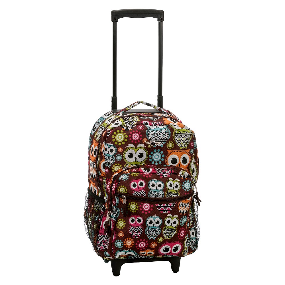 Photos - Backpack Rockland Rolling 17"  - Owl 