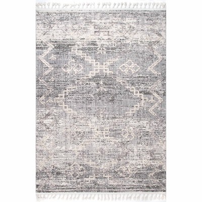 Nuloom Roxy Textured Diamond Tassel Indoor Area Rug