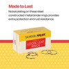 School Smart Loose Leaf Rings, 1-1/2 Inches, Nickel Plated Steel, Pack of 100 - 3 of 4