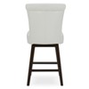 Spruce&Spring Upholstered 26-inch Counter Height Swivel Barstool - 4 of 4