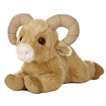 Aurora Mini Flopsie 8" Big Horn Sheep Brown Stuffed Animal