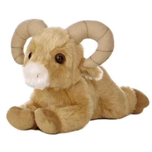 Aurora Mini Flopsie 8 Big Horn Sheep Brown Stuffed Animal : Target