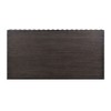 19" Side Table with Concealed Drawers, Textured Front Panels, and Gold Steel Legs for Contemporary Living Room - 4 of 4