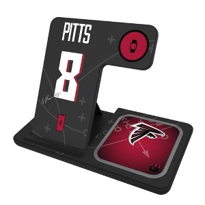 NFL Atlanta Falcons Players Game Tactic 15-Watt 3 in 1 Charging Station - 1 of 4