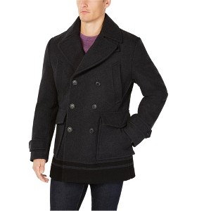 Calvin Klein Mens Wool Pea Coat - 1 of 1